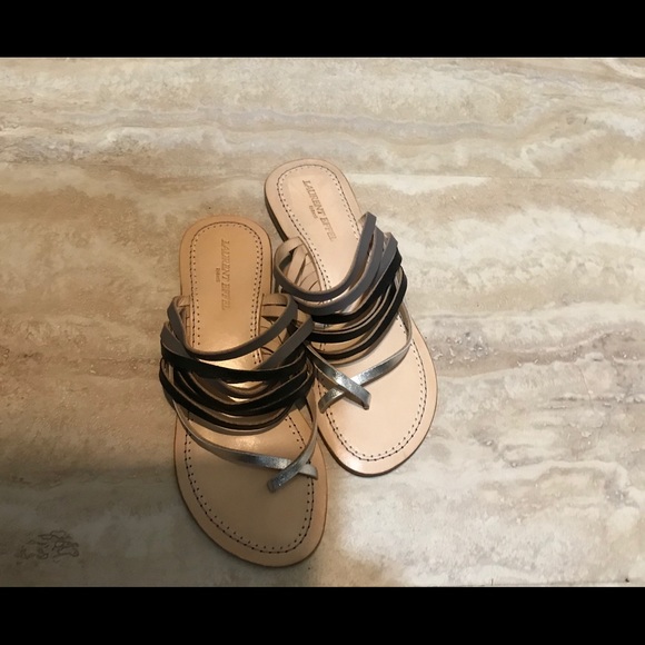 EUC Laurent Eiffel Leather Sandals SZ:36 - Picture 5 of 8